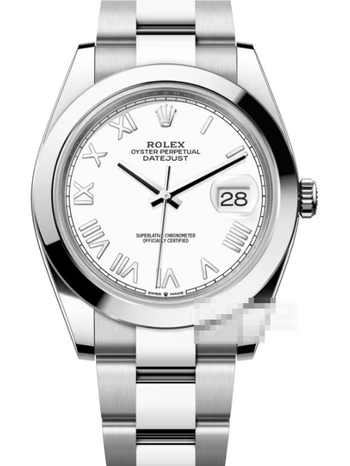 ロレックスコピー時計m126300-0027、プラチナのような白い輝きのデイトジャスト